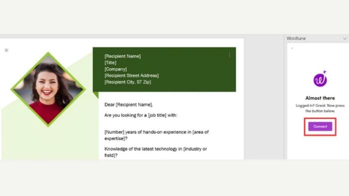 Hướng dẫn đăng nhập Wordtune trong Microsoft Word offline bước 3